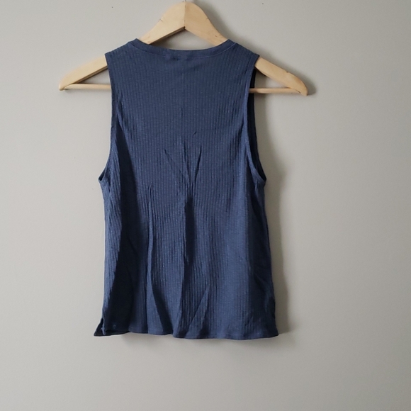 Ivivva blue ribbed tank top, women's/girls - Picture 5 of 5